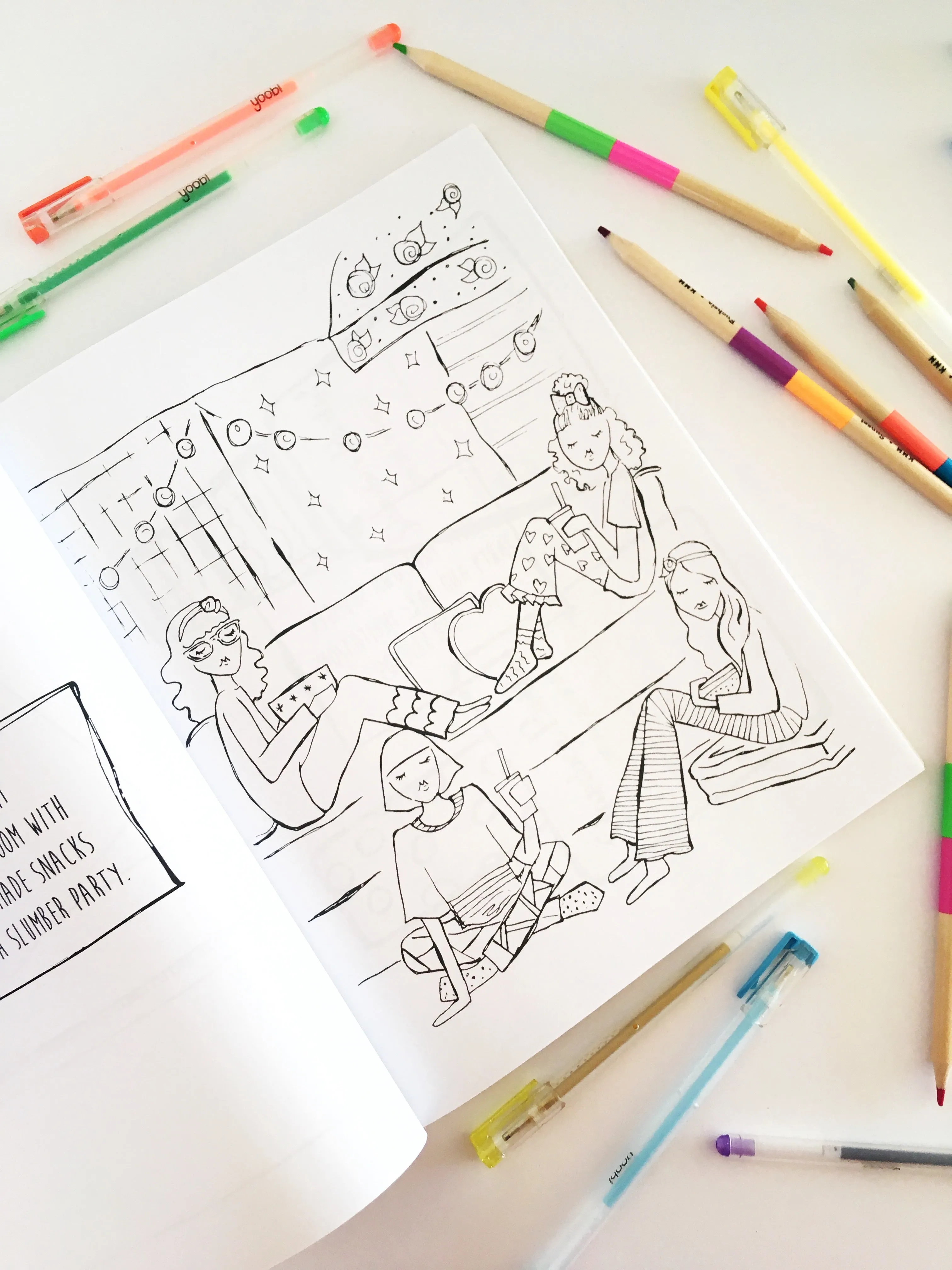 Mya: Aspiring Writer Coloring Book