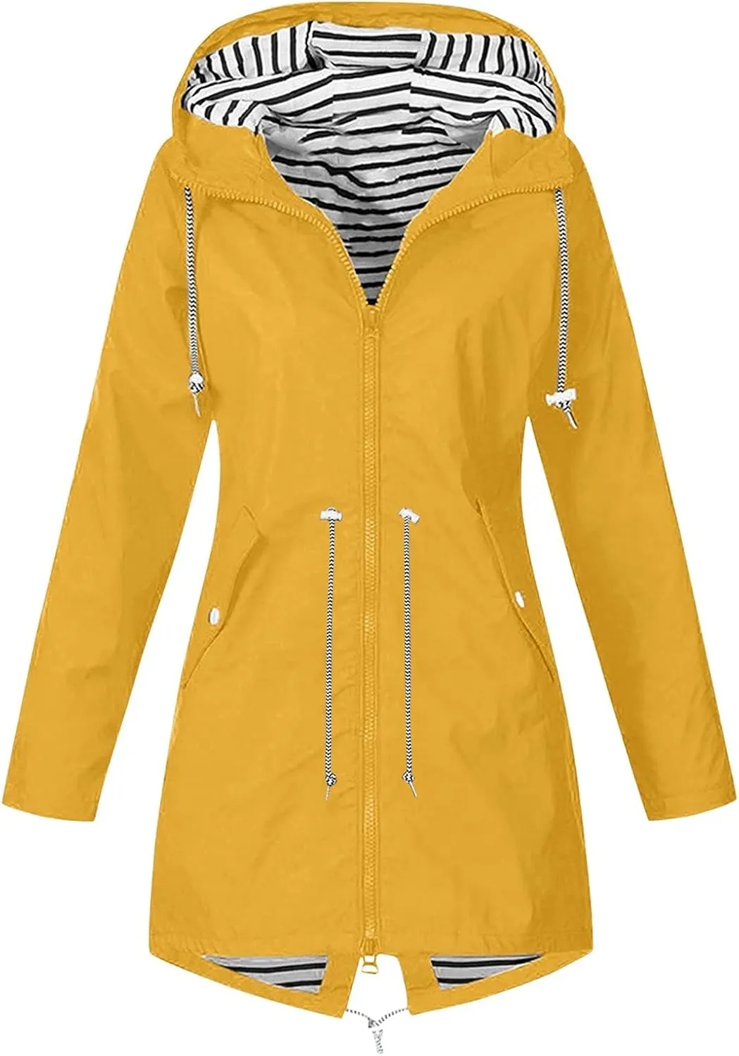 NaRHbrg Women Light Rain Jacket Waterproof Active Outdoor Windbreaker Raincoat with Hood Lightweight Plus Size for Girls