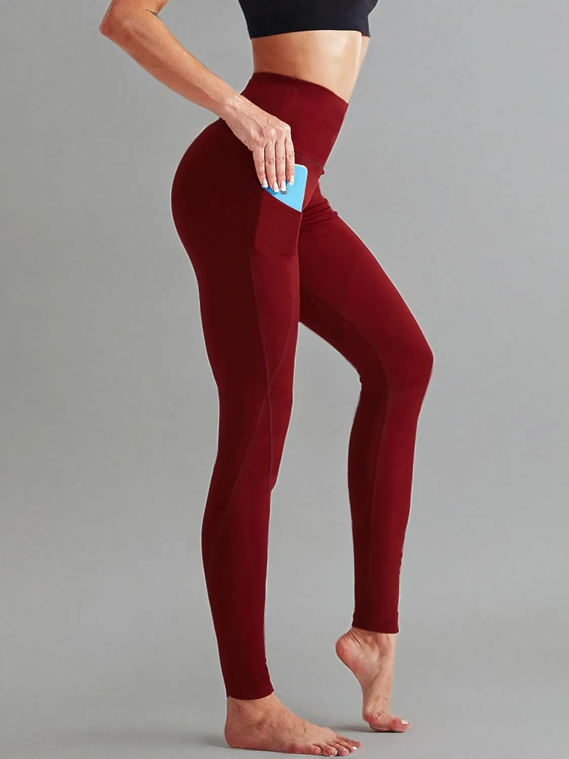 NELEUS High Waist Running Workout Leggings for Yoga with Pockets