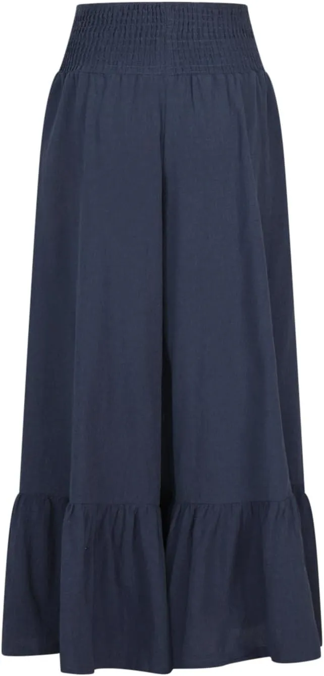 Palazzo Pants for Women 2025 Fashion Plus Size Elegant Elastic Waisted Wide Leg Pants Summer Flowy Pleated Hem Slacks