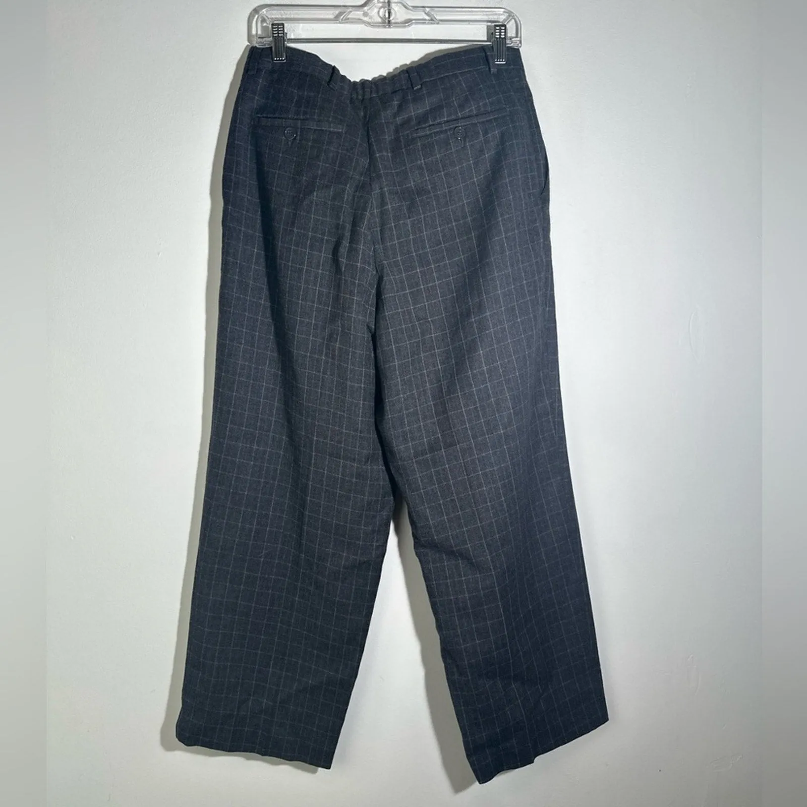Pallesco Elegant Dark Checkered Pants