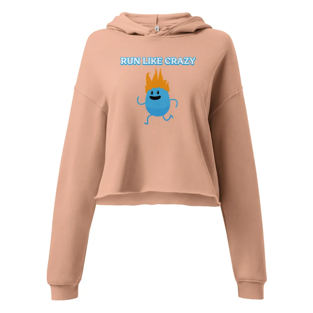 Run Like Crazy (Numpty) - Women's Cropped Hoodie