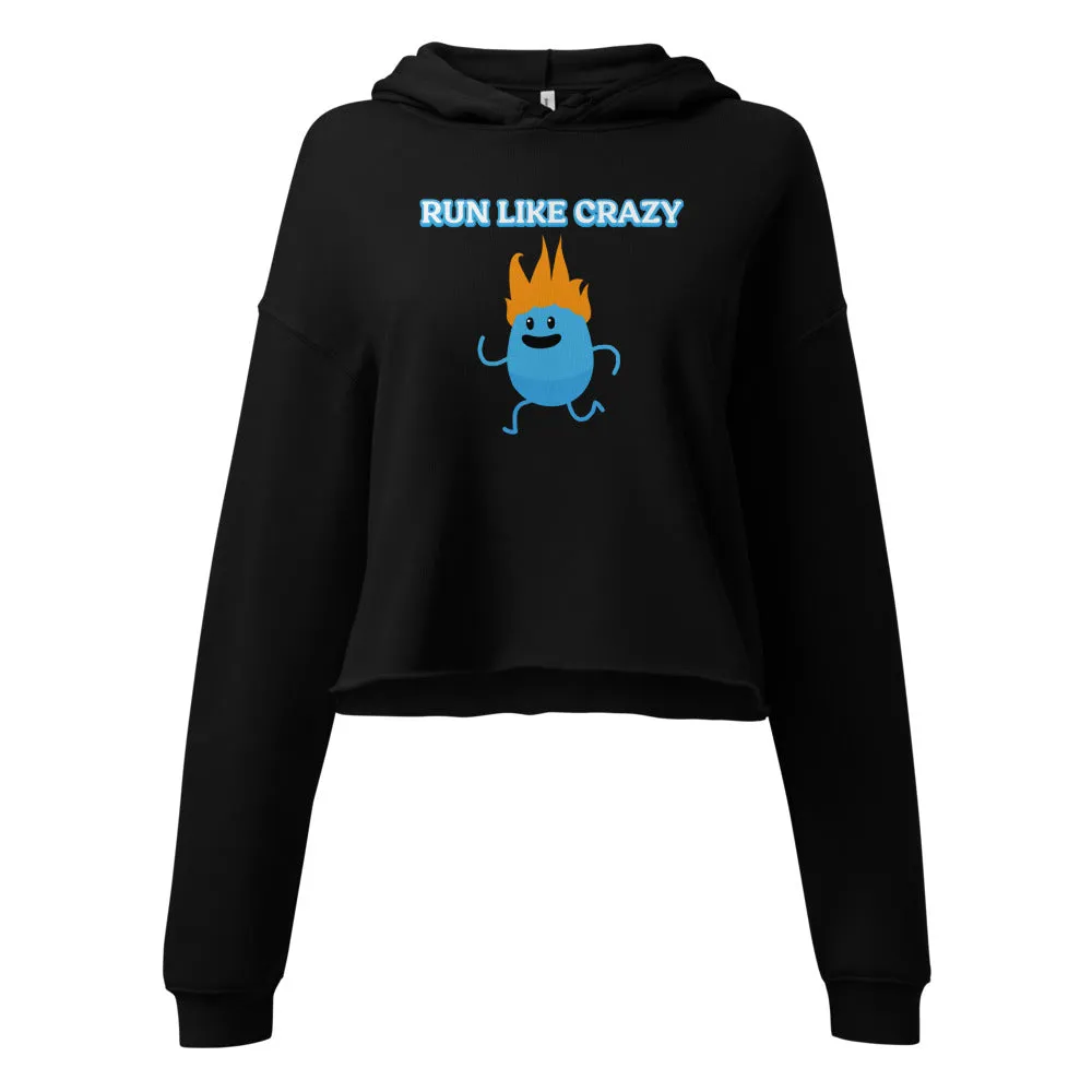 Run Like Crazy (Numpty) - Women's Cropped Hoodie