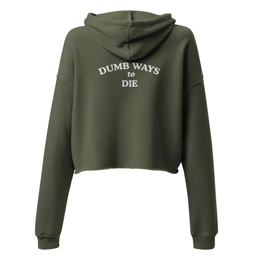 Run Like Crazy (Numpty) - Women's Cropped Hoodie