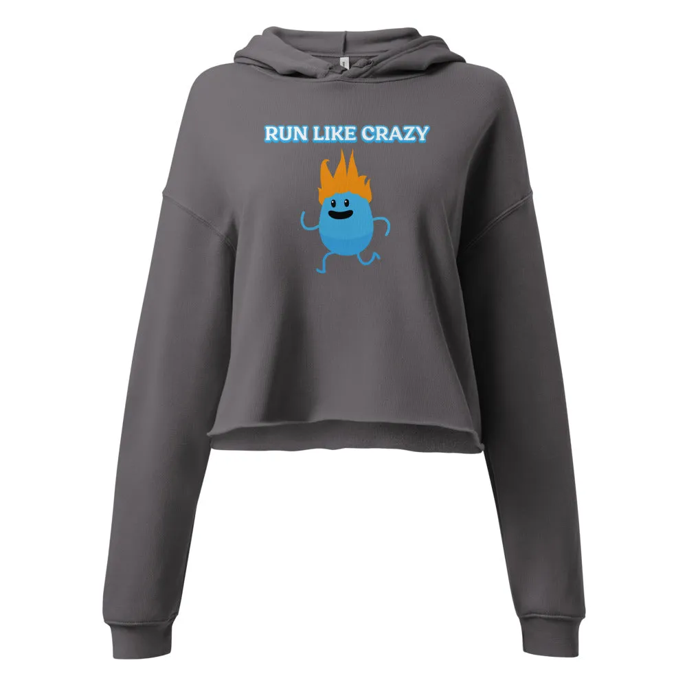 Run Like Crazy (Numpty) - Women's Cropped Hoodie