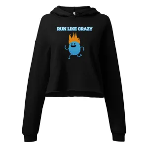 Run Like Crazy (Numpty) - Women's Cropped Hoodie