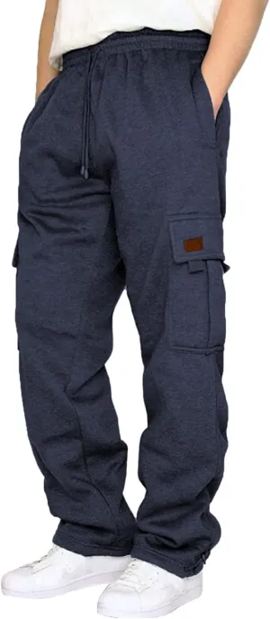 sdbrld Mens Pants Slim Fit Sweatpants For Men Mens Joggers Chino Cargo Pants Hiking Outdoor Recreation Pants Twill Fitness Track Jogging Pants Casual Cotton Pants