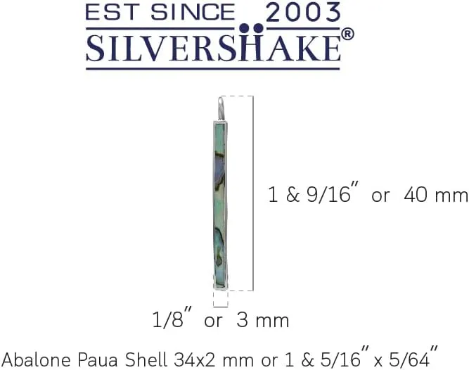 Silvershake Long Stone Inlay White Gold Plated or Yellow Gold Plated 925 Sterling Silver Linear Threader Earrings Jewelry for Women