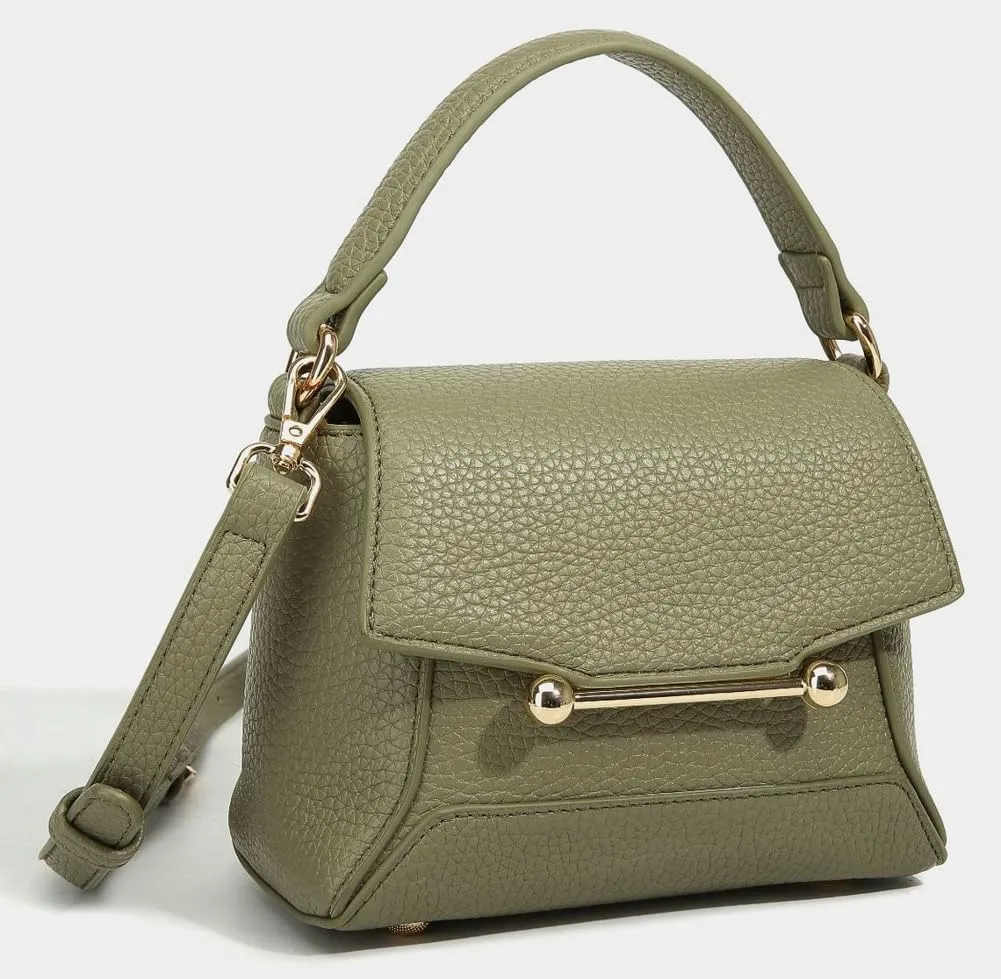 Slouchy PU Leather Crescent Hobo Bags Women Trendy Crossbody Phone Purse Satchels Shoulder Bag Top-handle Mini Tote Handbag