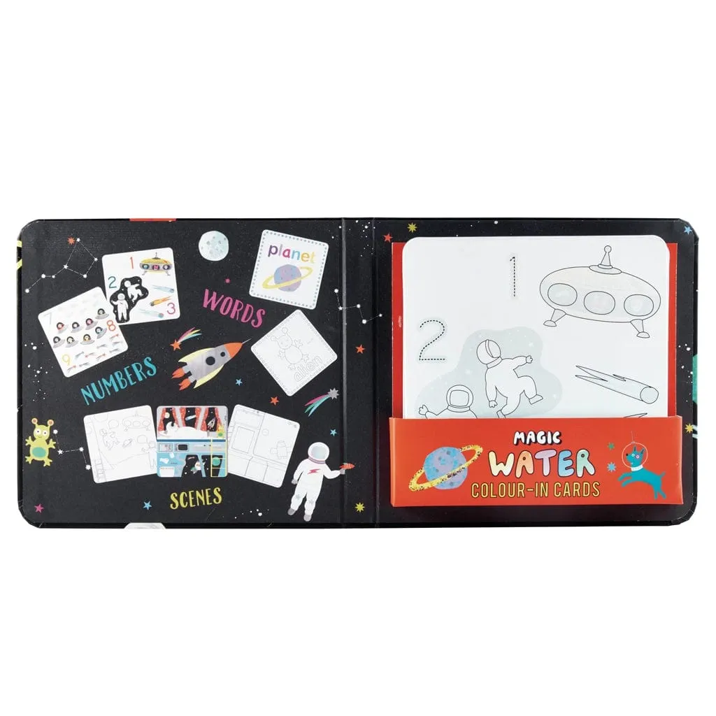 Space Water Magic Pen & Color-In Cards