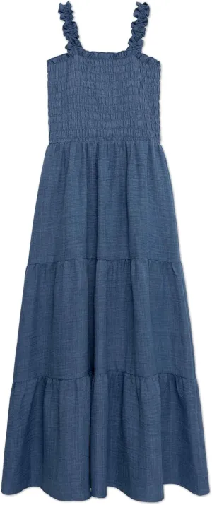 Speechless Girls' Sleeveless Smocked Maxi Sundress