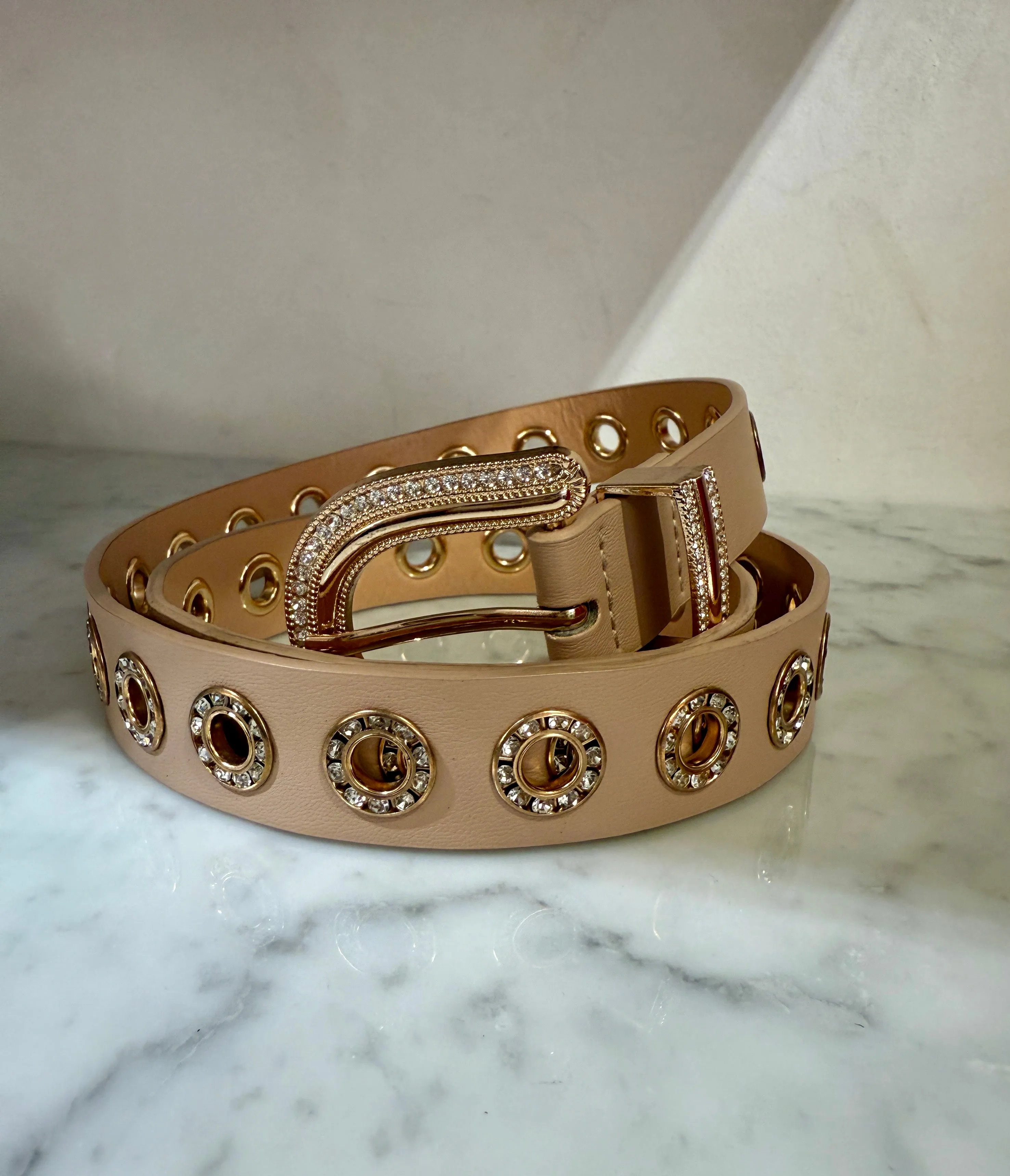 Star Dot Nude Belt
