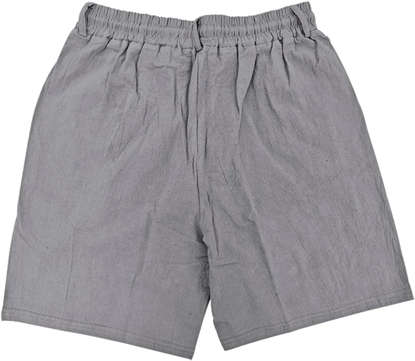 SUWBMHWE Cargo Shorts Men Mens White Linen Khaki 5 Inch Slim Fit Elastic for Inseam Regular Waist Men's Everyday Wear