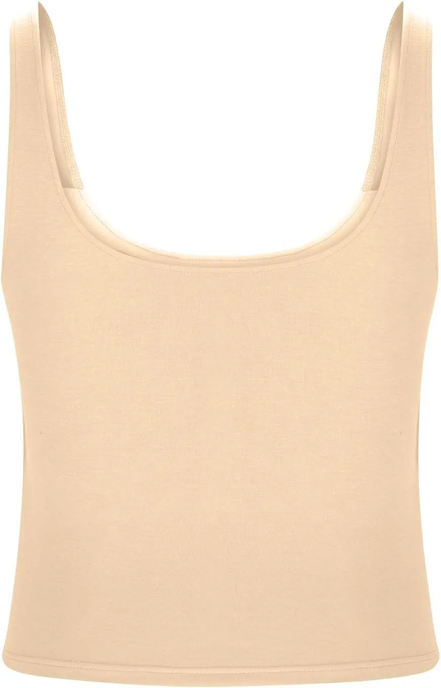 Tank Top with Built in Bra for Women Shelf Bra Camisole Tops Workout Tops Cami Bra Padded Tank Top Sports Bras
