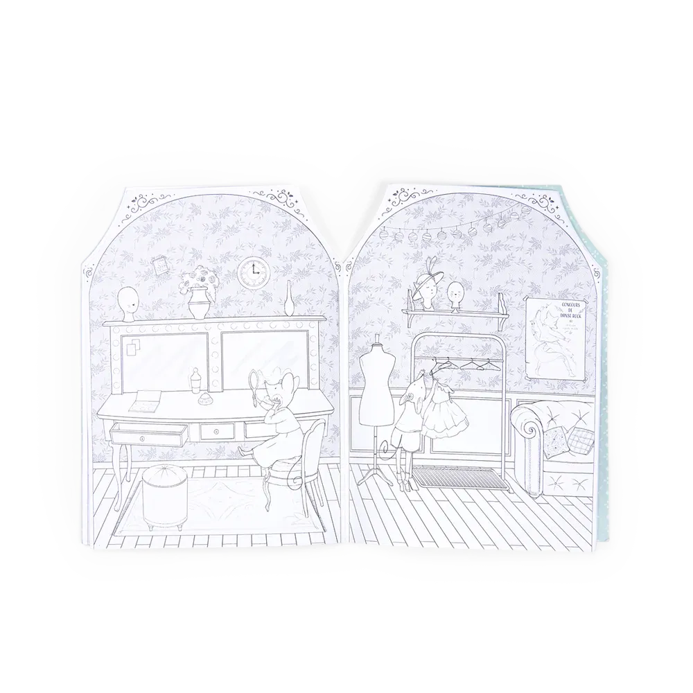 The Little School of Dance Coloring and Sticker Book