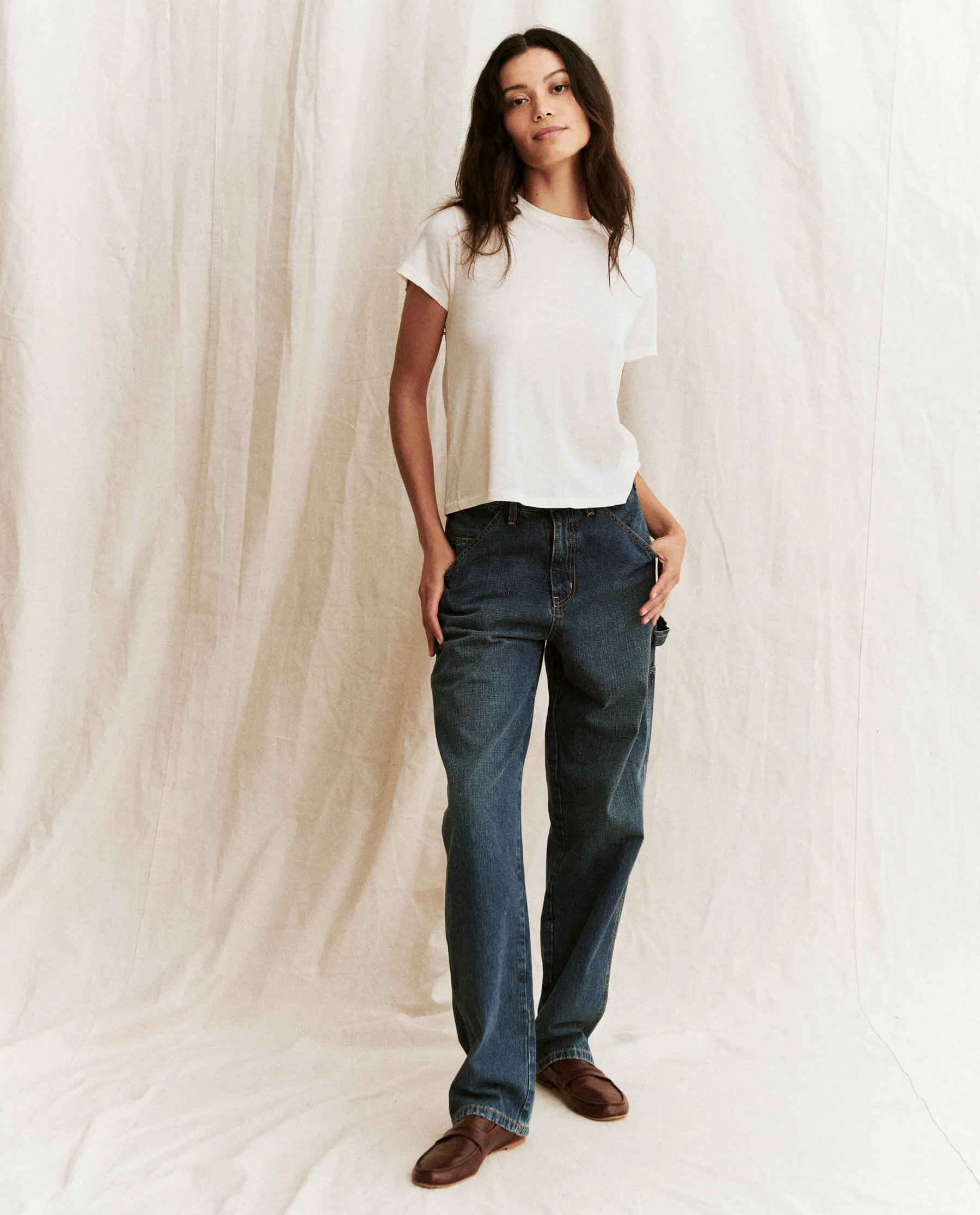 The Little Tee. -- Washed White
