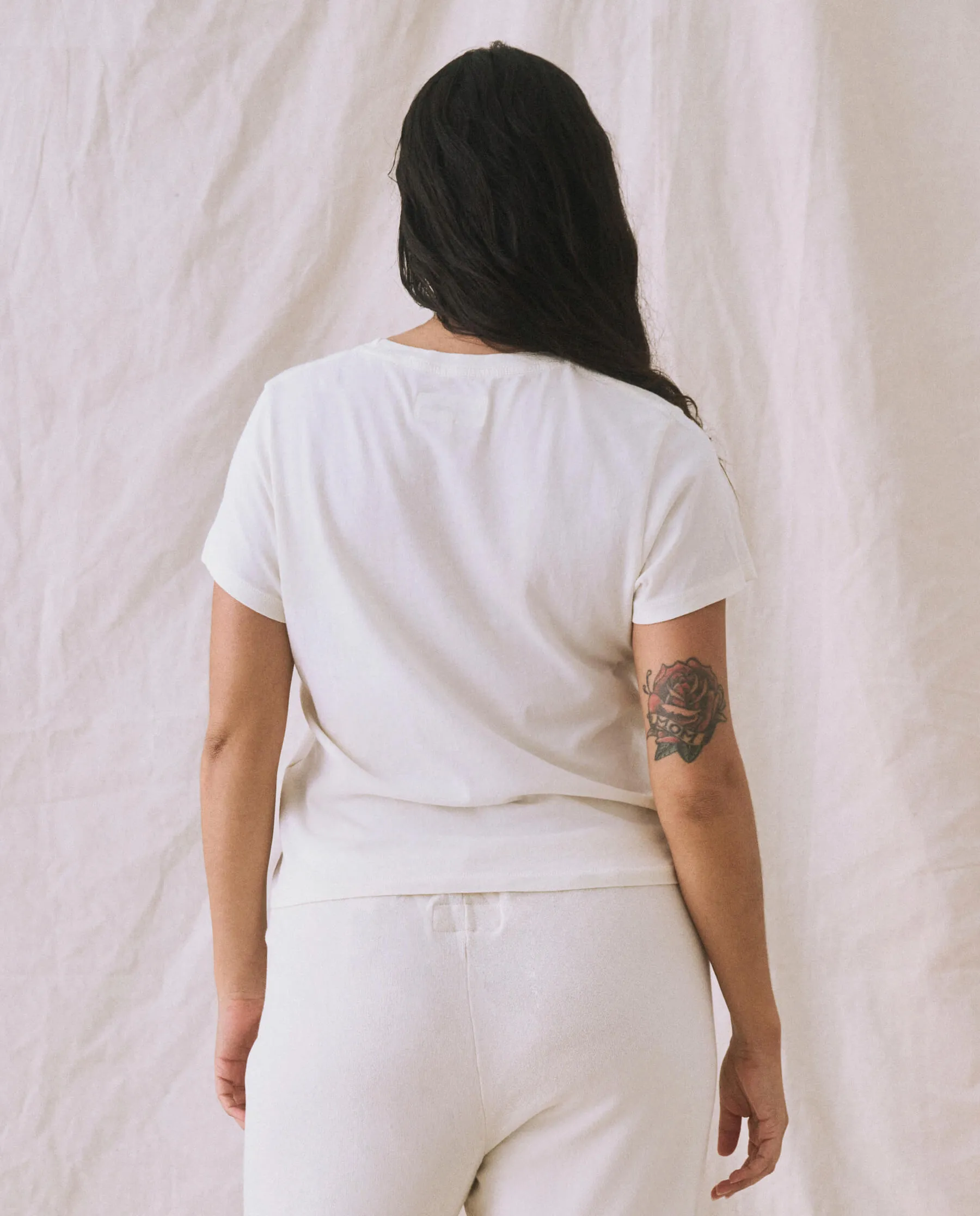 The Little Tee. -- Washed White