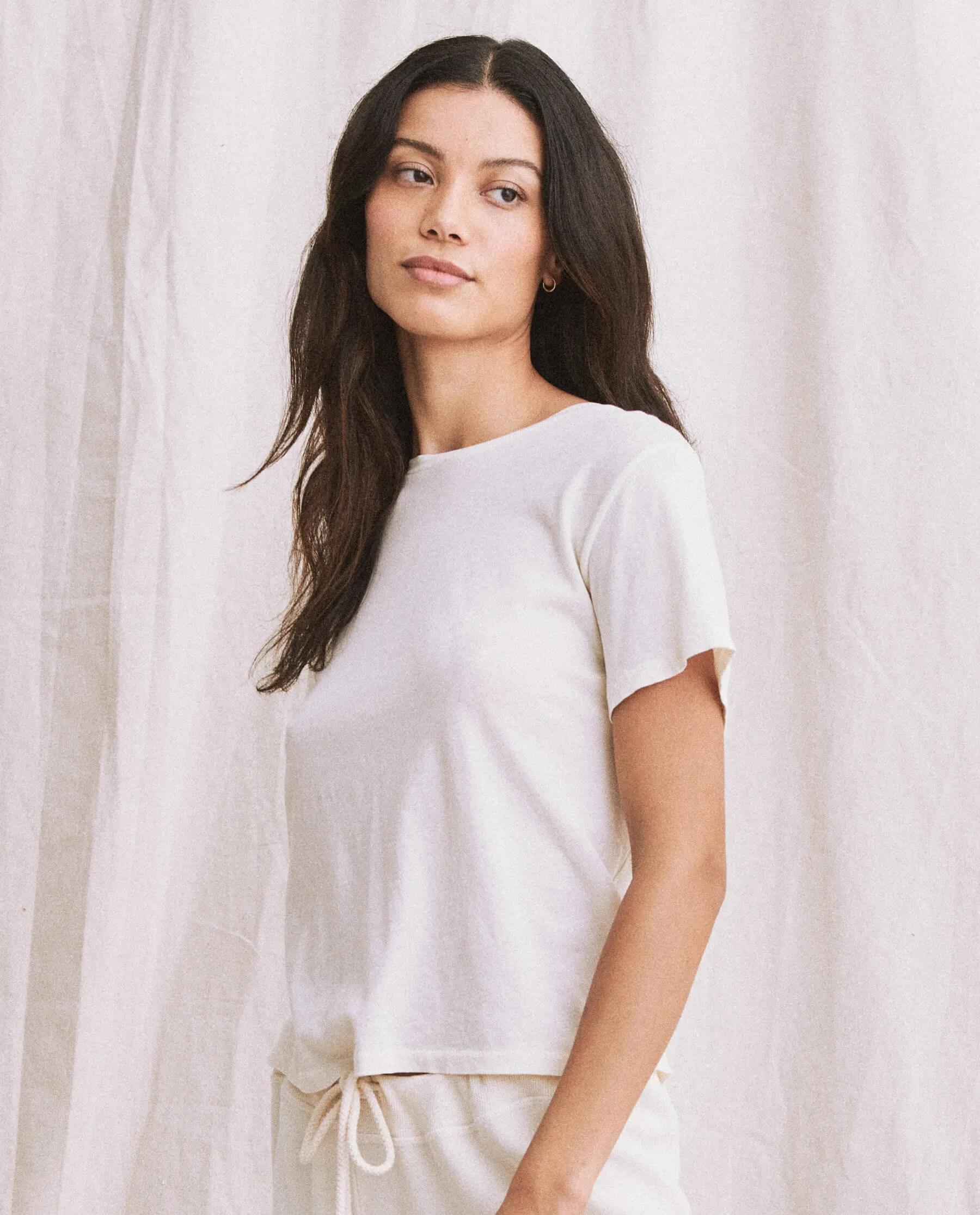 The Little Tee. -- Washed White
