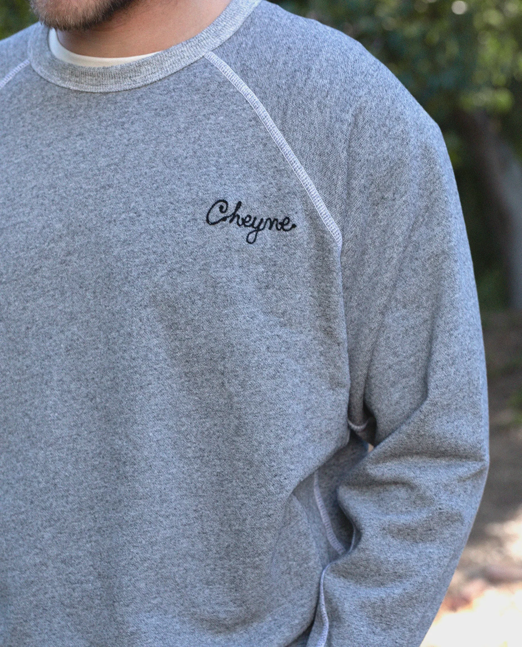 The Men's College Sweatshirt. -- VARSITY GREY