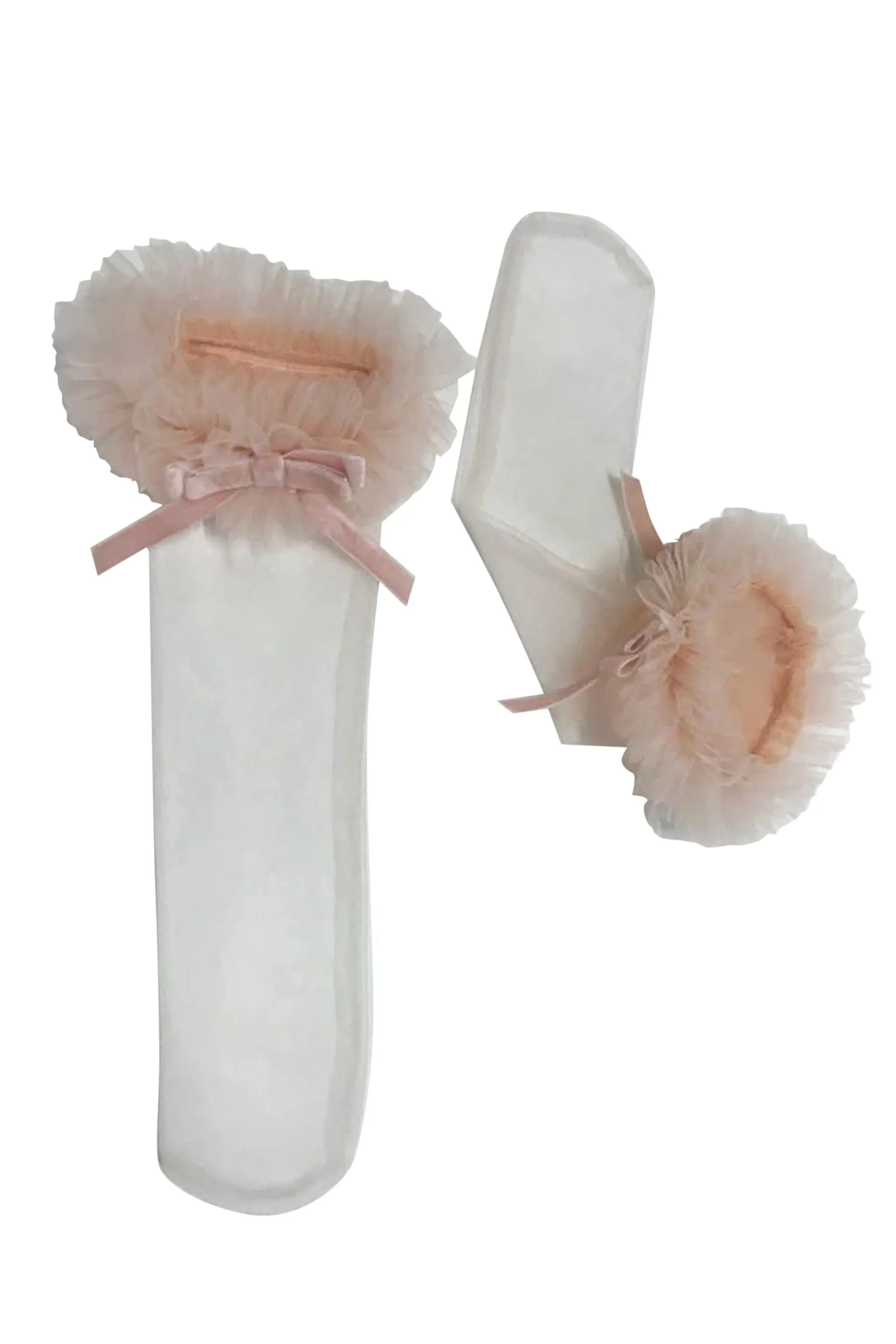 The Tulle Socks (Peach)