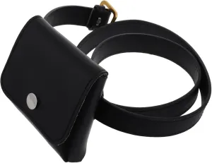 Versatile Women's Waist Purse Slim Belt Pouch Elastic Belt Bag Imitation Pu Leather for Daily Life Special Events