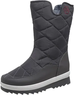 Waterproof Winter Boots Women Wide Snow Boots for Women Cute Ankle Extra Wide Width Women's Winter Boots Outdoor Boots Women 9.5 Botas Para El Frio De Mujer Largas