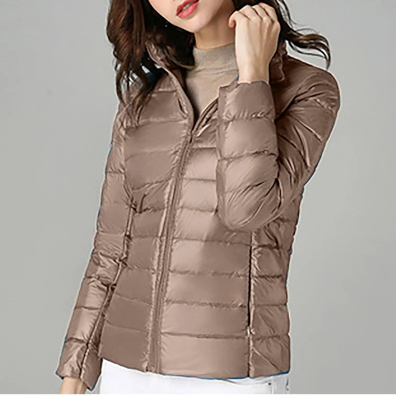 Waterproof Winter Coats For Women Long Sherpa Jacket Women Women'S Puffer Jackets Womens Trench Coat