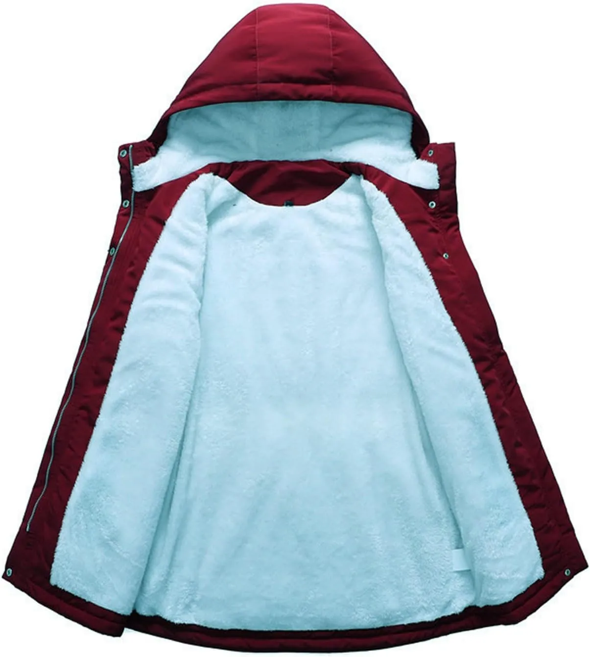 Winter Coats for Women 2024 Trendy Plus Size Warm Sherpa Fleece Lined Jackets Fleece Hooded Parka Peacoat Outerwear