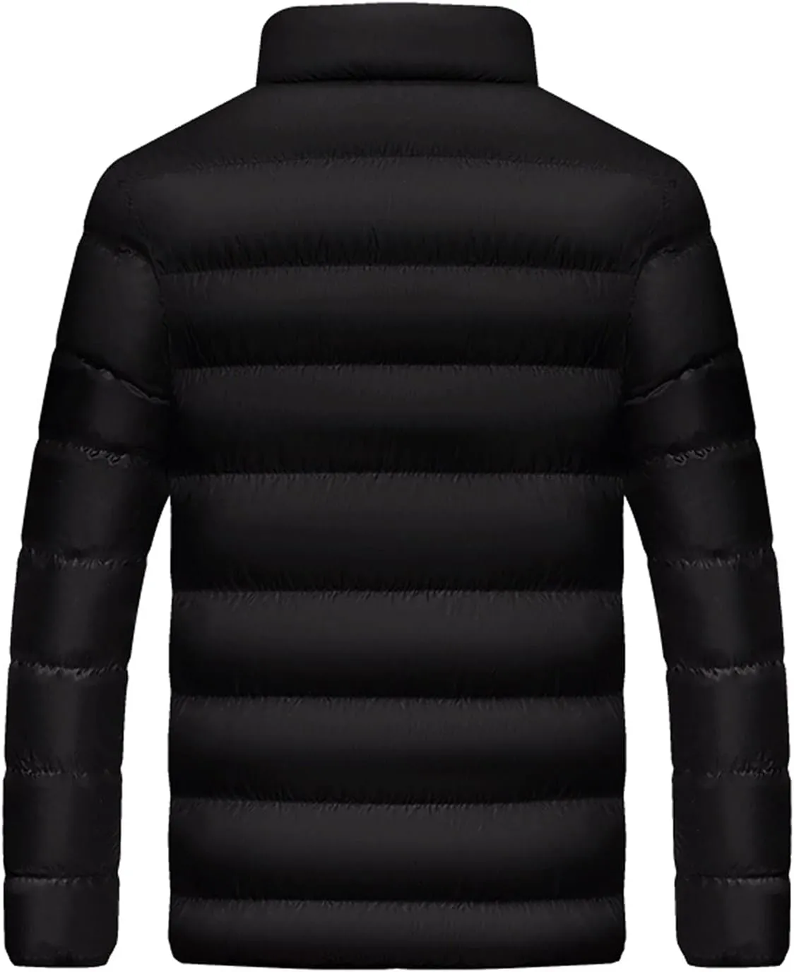 Winter Jackets for Men - Lightweight Puffer Quilted Jacket, Packable Down Coat, Stand Up Collar