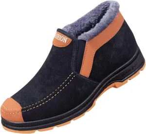 Winter Snow Boots for Women Slip on Womens Winter Ankle Snow Boots Women's Waterproof Winter Boots No Laces Wide Snow Boots for Women Wide Width Botas Para Mujer De Invierno