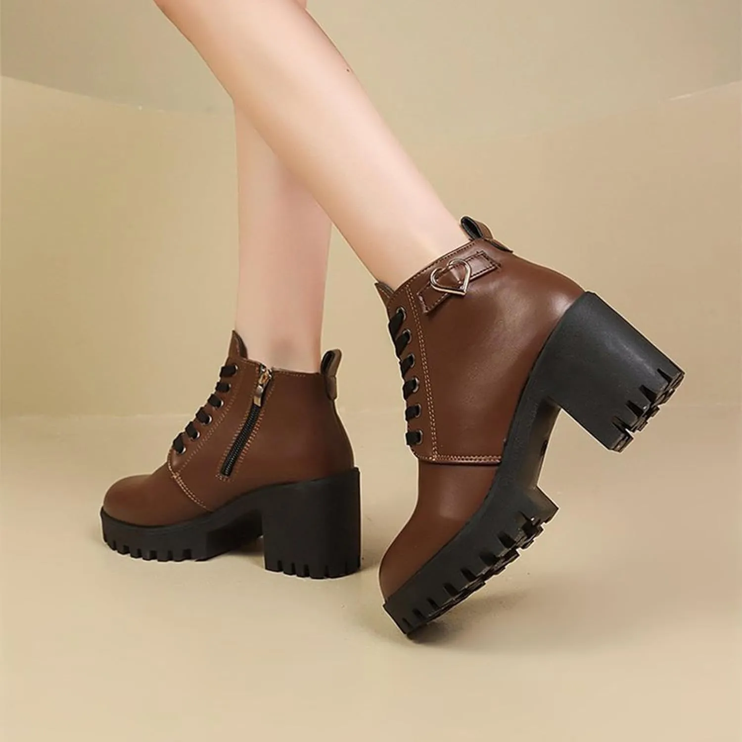 Women Boots Ankle Women Western Boots Pointed Toe Boots Platform Combat Boots for Women Black Ankle Boots for Women High Heel White Ankle Cowboy Boots for Women