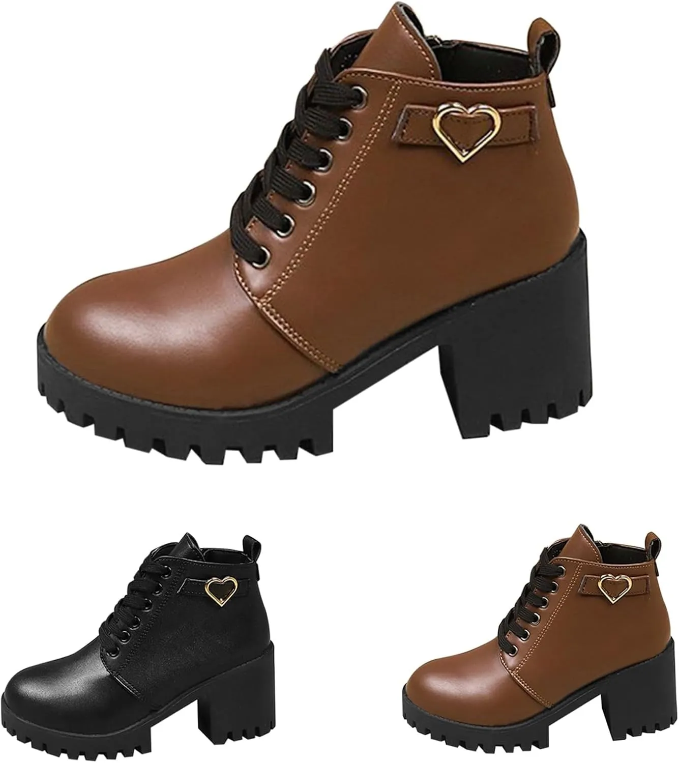 Women Boots Ankle Women Western Boots Pointed Toe Boots Platform Combat Boots for Women Black Ankle Boots for Women High Heel White Ankle Cowboy Boots for Women
