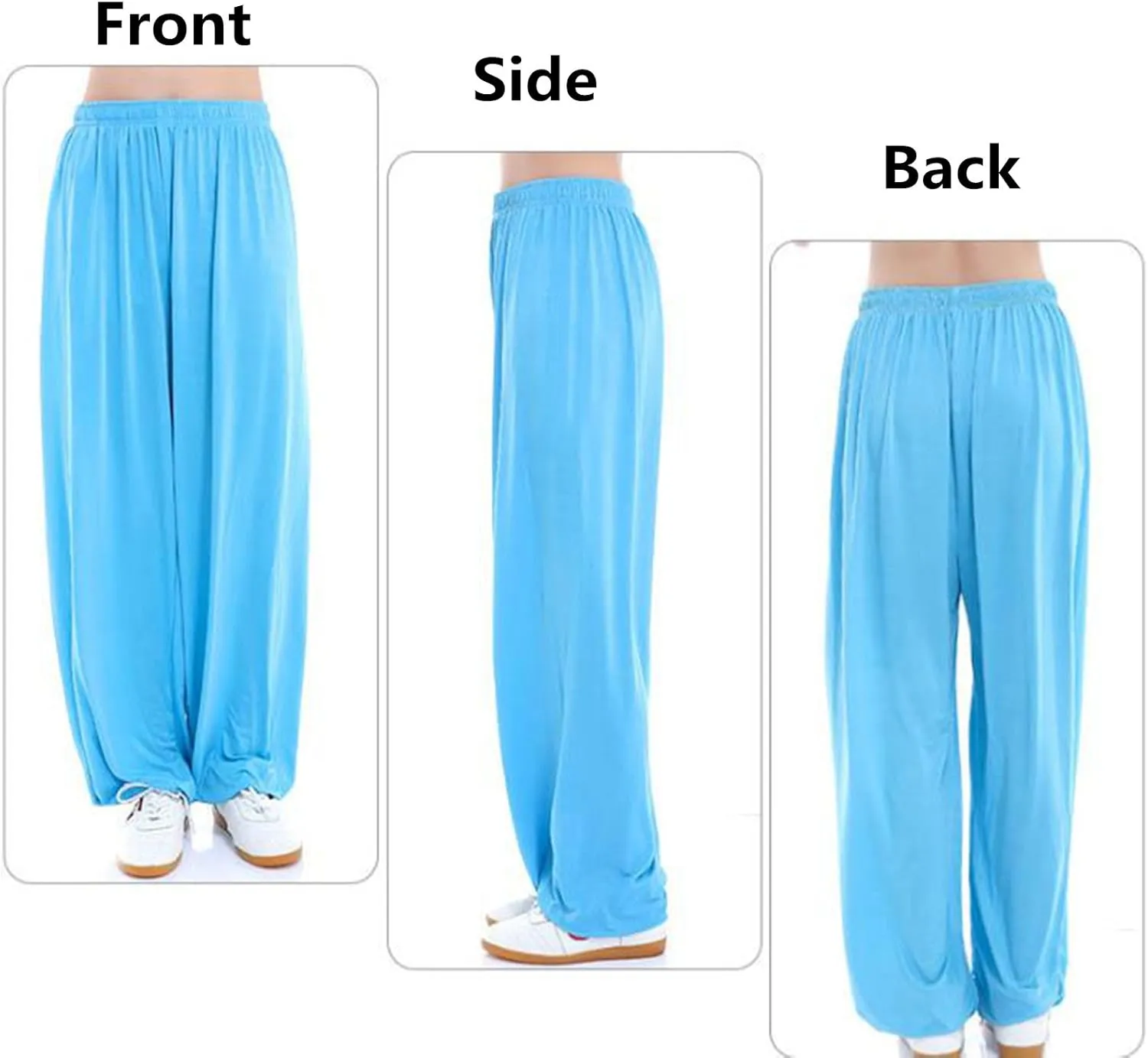 Women Plus Size Super Soft Harem Pants Modal Yoga Pants Elastic Pilates Pants