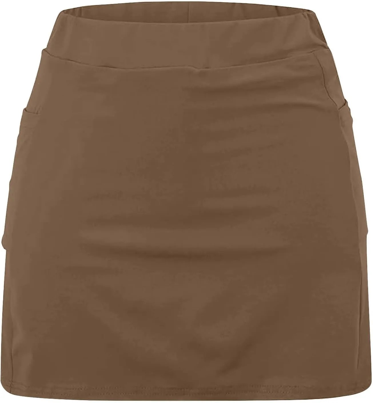 Women's Athletic Skirt Shorts Casual Stretchy Skinny Thigh High Summer Outfit Everyday Wear Skirt Comfort Pants 2025