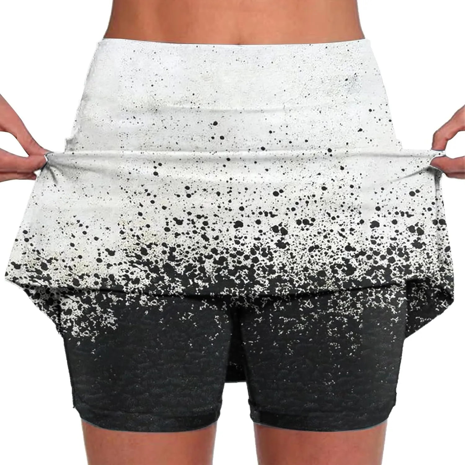 Women's Athletic Skirt Shorts Casual Stretchy Skinny Thigh High Summer Outfit Everyday Wear Skirt Comfort Pants 2025