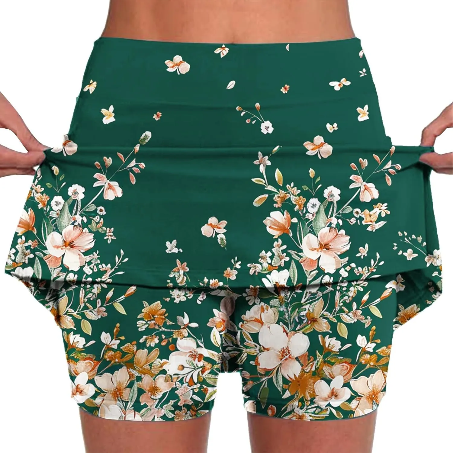 Women's Athletic Skirt Shorts Casual Stretchy Skinny Thigh High Summer Outfit Everyday Wear Skirt Comfort Pants 2025