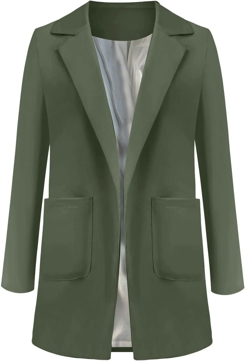 Women's Blazers & Suit Jackets Dressy Oversized Blazers for Women Casual Work Open Front Long Sleeve Suit Jacket
