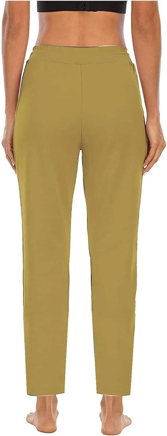 Women's Pants Drawstring High Waist Pants Workout Yoga Pants Hiking Pants Casual Sweatpants Trouser Pockets