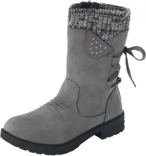 Women's Snow Boots Size 9 Womens Winter Snow Boots Waterproof Insulated Slip on Womens Winter Boots Size 9 Wide Womens Pull on Winter Boots 8.5 Botas De Mujer Para El Frio De Vestir Con Tacones