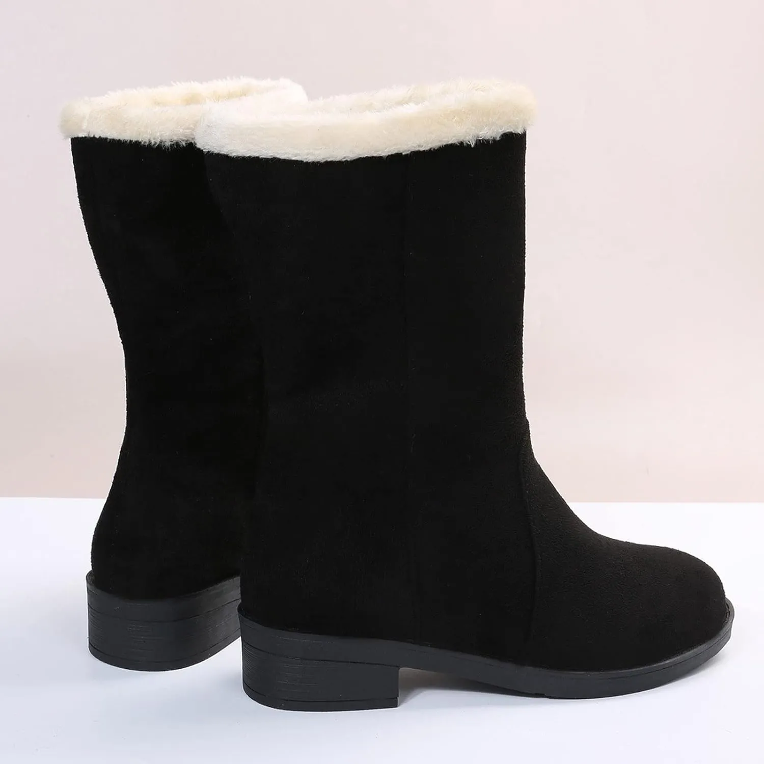 Women's Snow Boots Slip on Womens Insulated Waterproof Winter Snow Boots Cute Winter Boots for Women 2023 Wide Snow Boots for Women Wide Width Botas De Trabajo Para Mujeres Contra El Agua