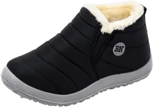 Womens Snow Boots Waterproof Slip on Women's Winter Waterproof Fur Lined Frosty Snow Boots Women's Winter Boots Wide Calf Zapatos Para La Nieve De Mujer Botas Contra El Agua Para Mujer