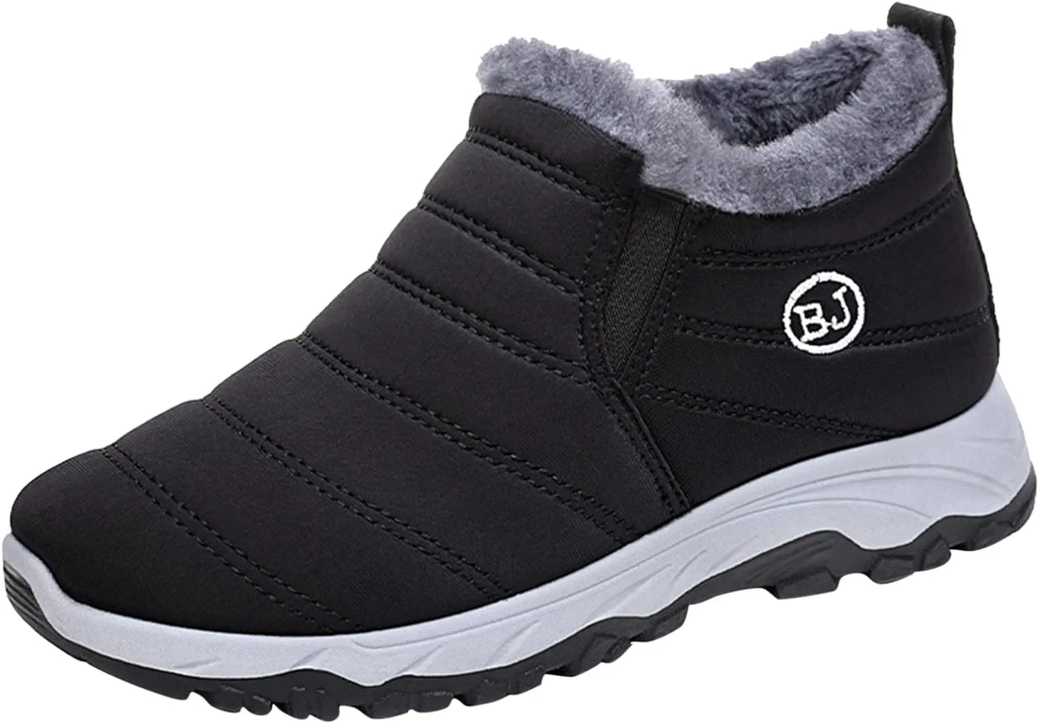 Womens Winter Boots Waterproof Wide Leg Waterproof Winter Boots for Women 2023 Ladies Snow Boots Waterproof Wide Slipper Boots for Women Outdoor Brown Botas De Nieve Mujer Tienda Dream