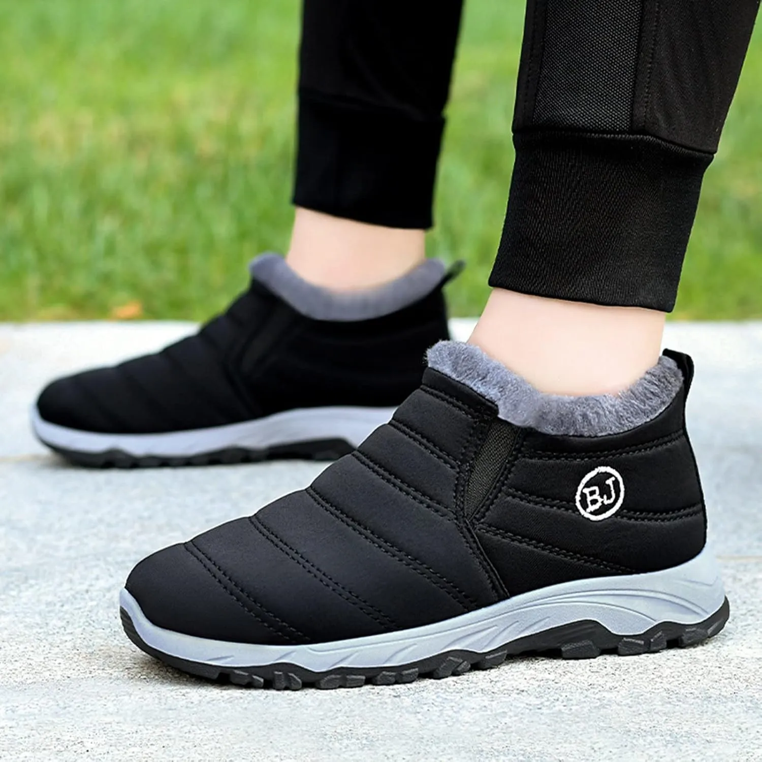 Womens Winter Boots Waterproof Wide Leg Waterproof Winter Boots for Women 2023 Ladies Snow Boots Waterproof Wide Slipper Boots for Women Outdoor Brown Botas De Nieve Mujer Tienda Dream