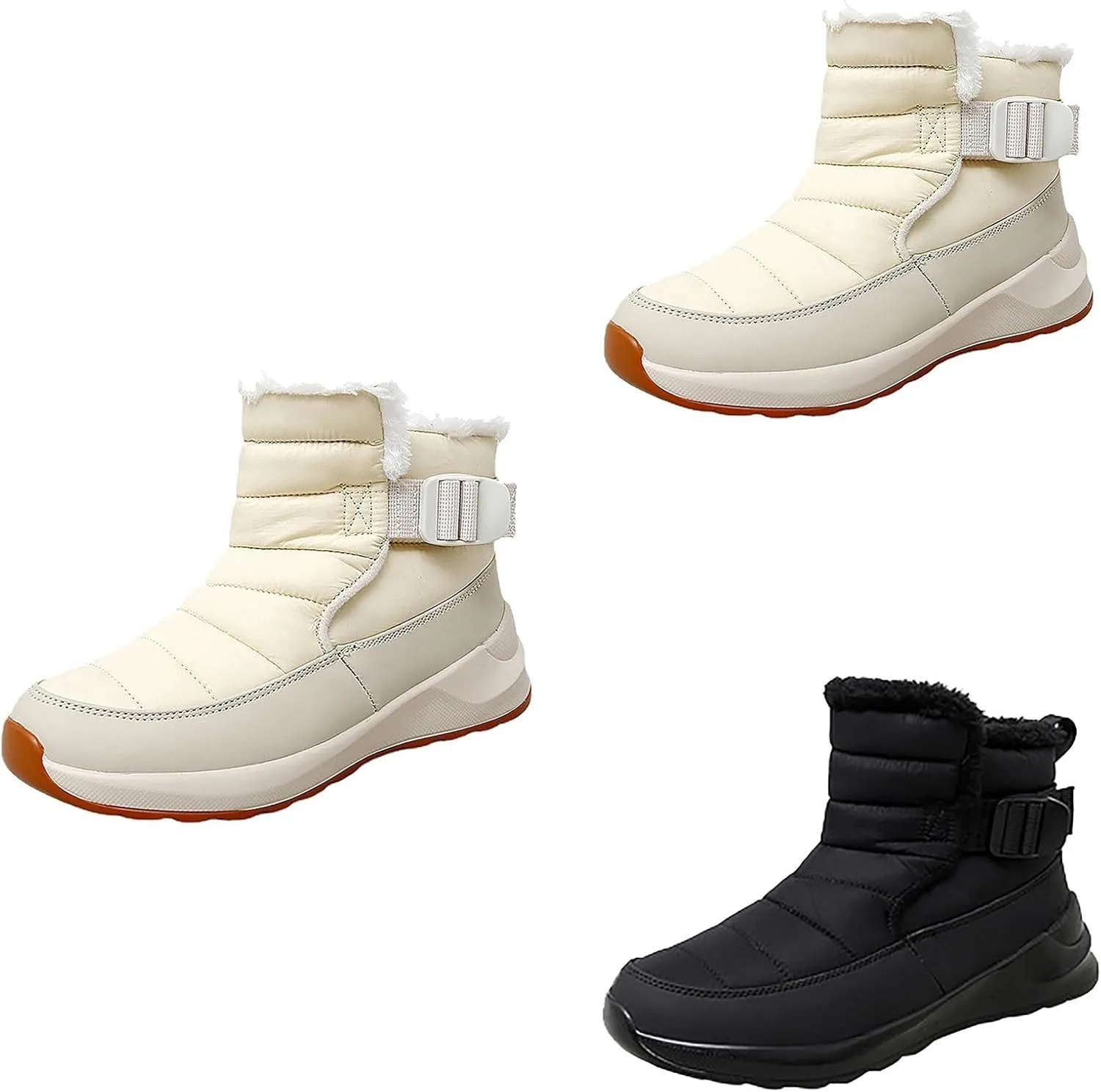 Womens Winter Shoes Black Brown Suede Ankle Boots Fur Lined Size 10 for Women Winter Shoes Women's Winter Shoes Women's Wide Calf Comfortable Winter Knee High Riding Boots Deals of The Day