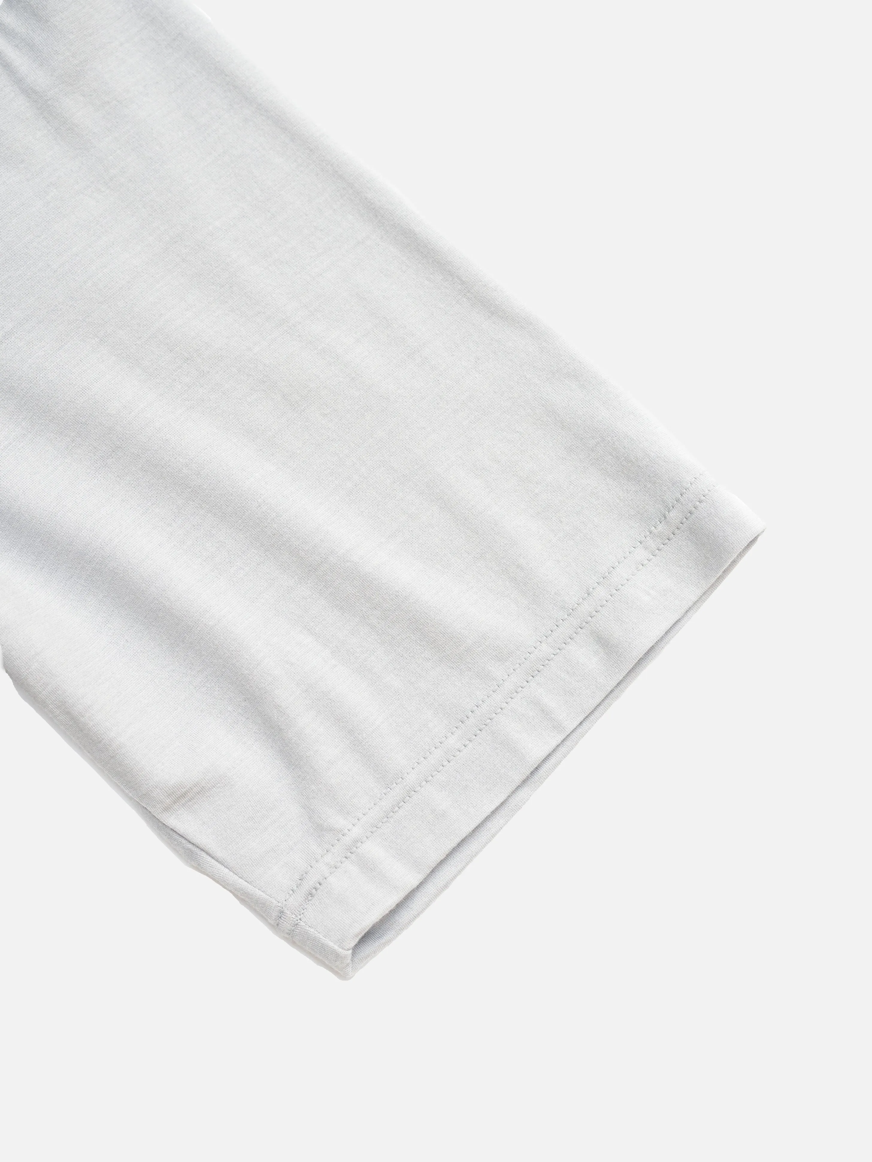 Wool Oversized Tee -  Light Gray