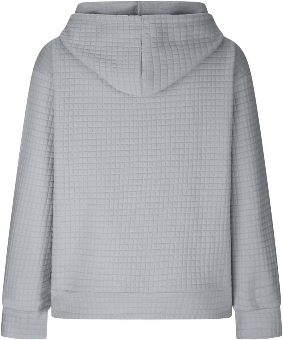 XUNRYAN Womens Waffleknit Shacket Jacket 2023 Fall Fashion Long Sleeve Casual Button Down Shirts Jackets Zip Up Hoodie Coat