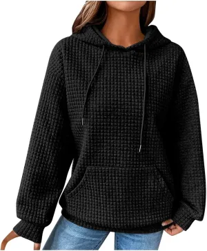 XUNRYAN Womens Waffleknit Shacket Jacket 2023 Fall Fashion Long Sleeve Casual Button Down Shirts Jackets Zip Up Hoodie Coat